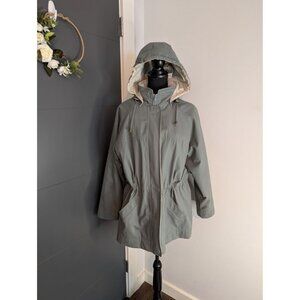 London Fog Women's Softshell Coat with Removeable Hood and Inner Lining - PL